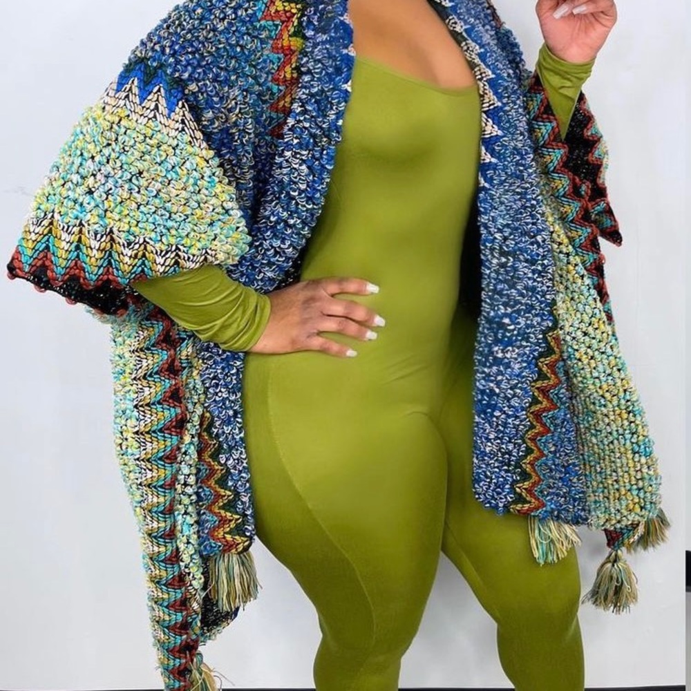 Knitted Poncho